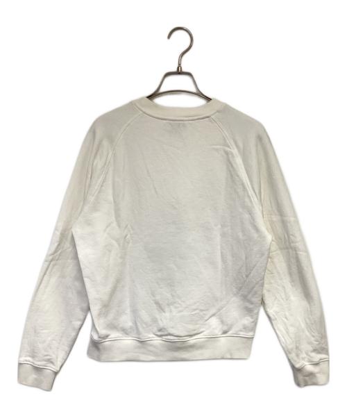 maison kitsune（メゾンキツネ）maison kitsune (メゾンキツネ) OLY コーヒーフォックス ビンテージ スウェットシャツ ホワイト サイズ:Sの古着・服飾アイテム