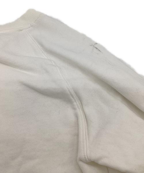 maison kitsune（メゾンキツネ）maison kitsune (メゾンキツネ) OLY コーヒーフォックス ビンテージ スウェットシャツ ホワイト サイズ:Sの古着・服飾アイテム
