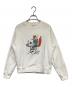 maison kitsune（メゾンキツネ）の古着「OLY コーヒーフォックス ビンテージ スウェットシャツ」｜ホワイト