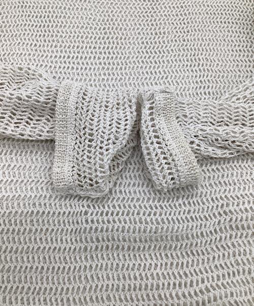 Whim Gazette（ウィムガゼット）Whim Gazette (ウィムガゼット) メッシュプルオーバー アイボリー サイズ:Fの古着・服飾アイテム