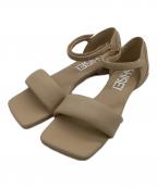 SHISEIシセイ）の古着「パデットサンダル」｜ベージュ