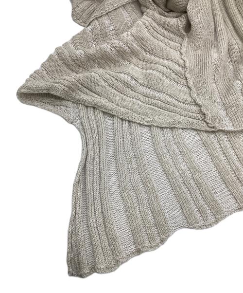 Yohji Yamamoto pour homme（ヨウジヤマモト プールオム）Yohji Yamamoto pour homme (ヨウジヤマモト プールオム) オーバーサイズ サマーニット セーター ベージュ サイズ:3の古着・服飾アイテム