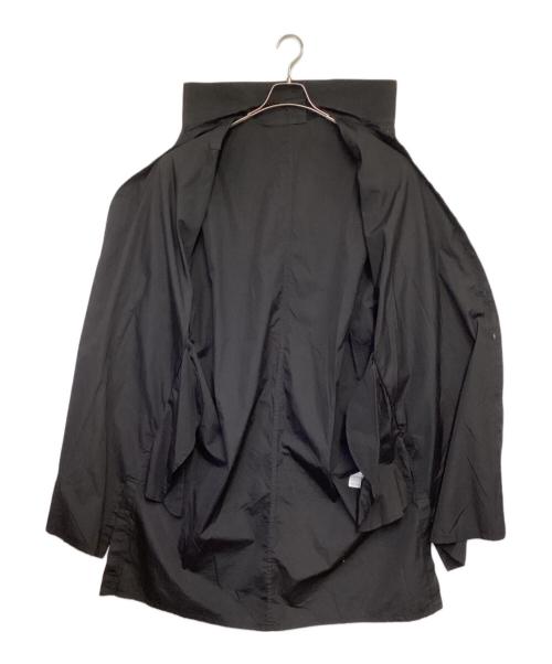 Yohji Yamamoto pour homme（ヨウジヤマモト プールオム）Yohji Yamamoto pour homme (ヨウジヤマモト プールオム) プロダクト ダイ ストライプ スリーブ シャツ ブラック サイズ:1の古着・服飾アイテム