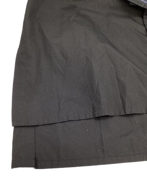 Yohji Yamamoto pour homme（ヨウジヤマモト プールオム）Yohji Yamamoto pour homme (ヨウジヤマモト プールオム) プロダクト ダイ ストライプ スリーブ シャツ ブラック サイズ:1の古着・服飾アイテム