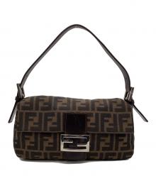FENDI（フェンディ）の古着「ズッカ マンマバケット」｜ブラック×ブラウン