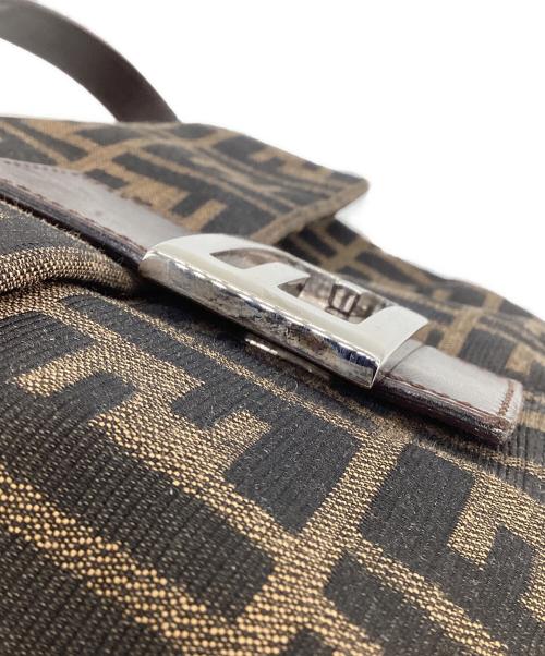 FENDI（フェンディ）FENDI (フェンディ) ズッカ マンマバケット ブラック×ブラウンの古着・服飾アイテム