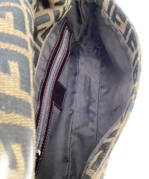 FENDI（フェンディ）FENDI (フェンディ) ズッカ マンマバケット ブラック×ブラウンの古着・服飾アイテム
