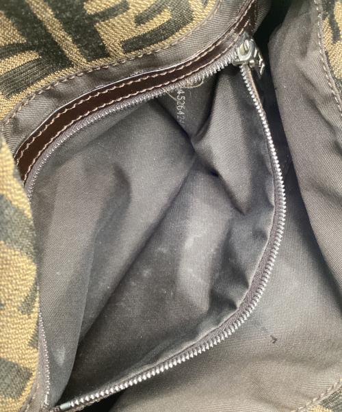 FENDI（フェンディ）FENDI (フェンディ) ズッカ マンマバケット ブラック×ブラウンの古着・服飾アイテム