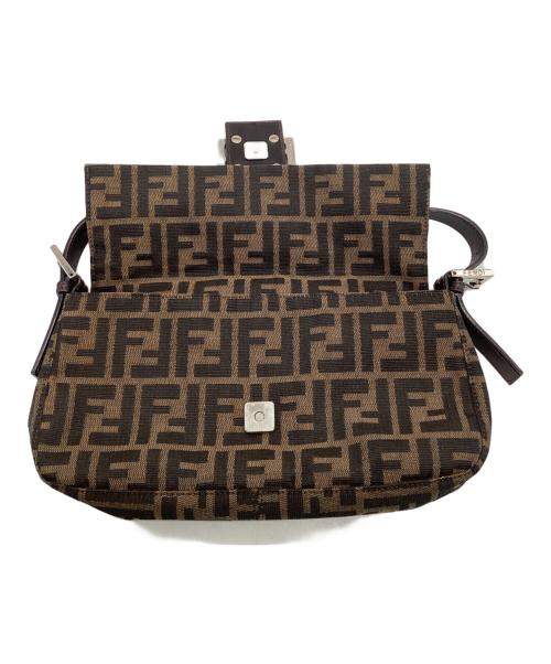 FENDI（フェンディ）FENDI (フェンディ) ズッカ マンマバケット ブラック×ブラウンの古着・服飾アイテム