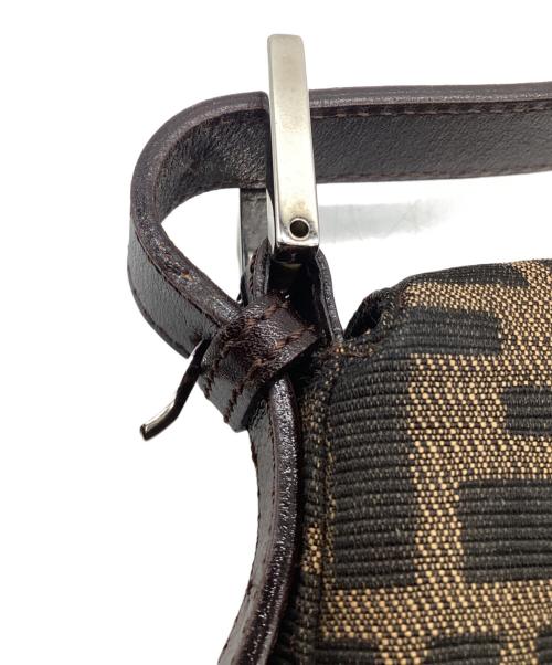 FENDI（フェンディ）FENDI (フェンディ) ズッカ マンマバケット ブラック×ブラウンの古着・服飾アイテム