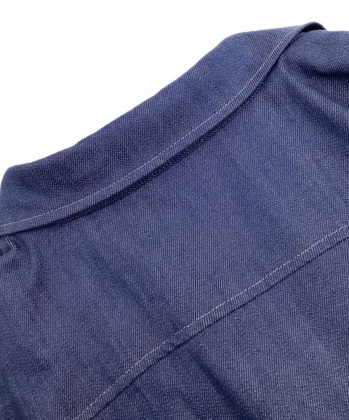 BLUE LABEL CRESTBRIDGE（ブルーレーベルクレストブリッジ）BLUE LABEL CRESTBRIDGE (ブルーレーベルクレストブリッジ) スラブシャンブレーデニムドレス インディゴ サイズ:36の古着・服飾アイテム