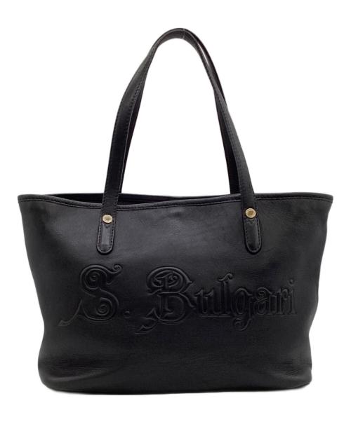 BVLGARI（ブルガリ）BVLGARI (ブルガリ) S.Bulgari トートバッグ ブラックの古着・服飾アイテム
