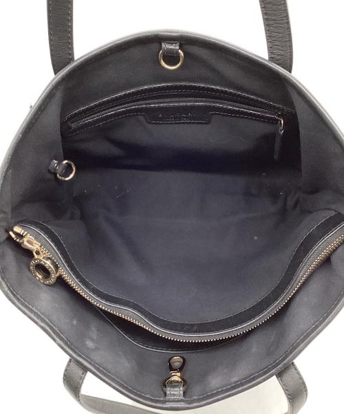 BVLGARI（ブルガリ）BVLGARI (ブルガリ) S.Bulgari トートバッグ ブラックの古着・服飾アイテム