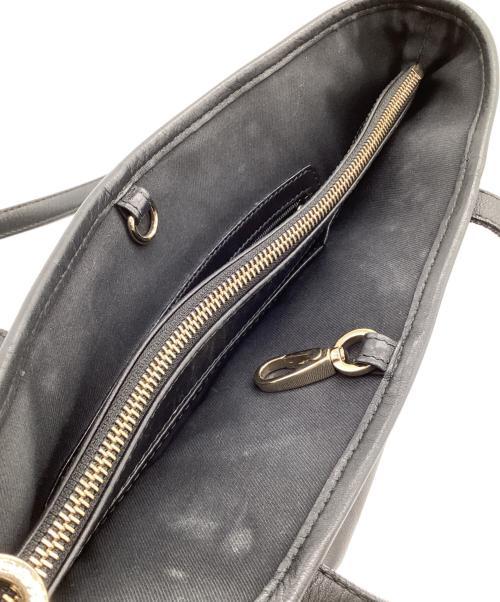 BVLGARI（ブルガリ）BVLGARI (ブルガリ) S.Bulgari トートバッグ ブラックの古着・服飾アイテム