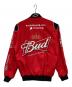 NASCAR by JH Design (ナスカーバイジェイエイチデザイン) Bud レーシングジャケット レッド×ブラック サイズ:M：9000円