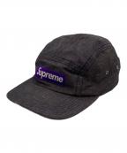 SUPREMEシュプリーム）の古着「ボックスロゴ キャンプキャップ」｜インディゴ×パープル