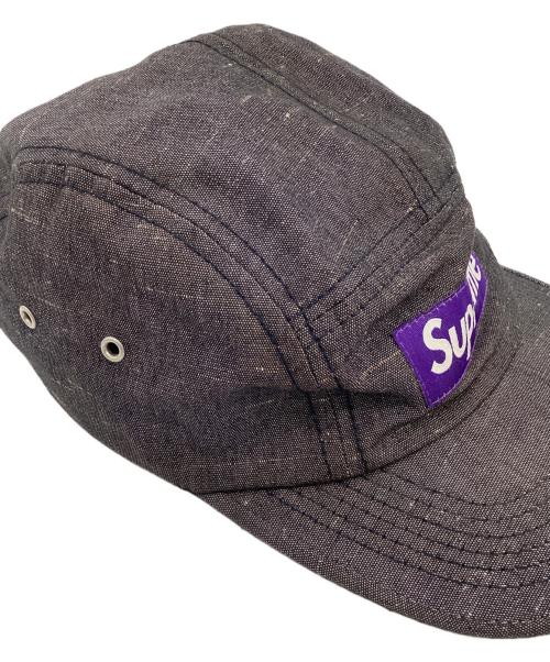 SUPREME（シュプリーム）SUPREME (シュプリーム) ボックスロゴ キャンプキャップ インディゴ×パープル サイズ:-の古着・服飾アイテム