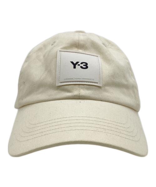 Y-3（ワイスリー）Y-3 (ワイスリー) Y-3 SQUARE LABEL CAP（ワイスリー スクエア レーベル ロゴ キャップ） ホワイト サイズ:-の古着・服飾アイテム