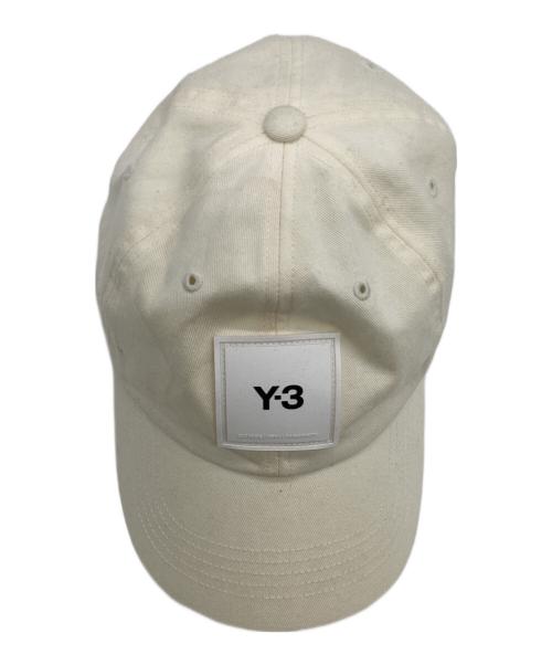 Y-3（ワイスリー）Y-3 (ワイスリー) Y-3 SQUARE LABEL CAP（ワイスリー スクエア レーベル ロゴ キャップ） ホワイト サイズ:-の古着・服飾アイテム