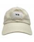 Y-3 (ワイスリー) Y-3 SQUARE LABEL CAP（ワイスリー スクエア レーベル ロゴ キャップ） ホワイト サイズ:-：4000円