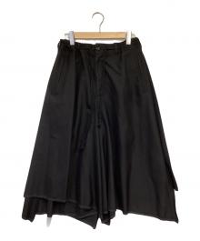 GROUND Y×YOHJI YAMAMOTO（グラウンドワイ×ヨウジヤマモト）の古着「パンツスカート」｜ブラック