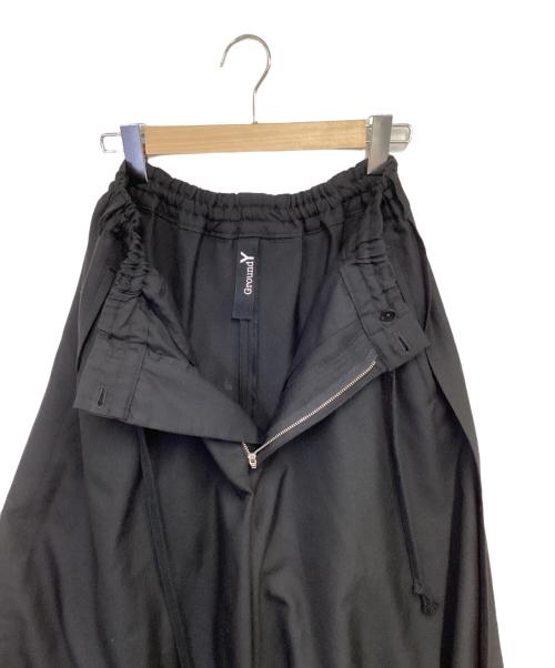 GROUND Y（グラウンドワイ）GROUND Y (グラウンドワイ) YOHJI YAMAMOTO (ヨウジヤマモト) パンツスカート ブラック サイズ:3の古着・服飾アイテム