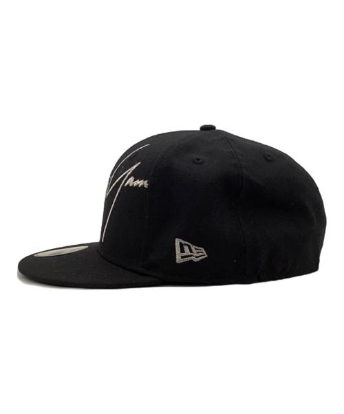 New Era（ニューエラ）New Era (ニューエラ) Yohji Yamamoto pour homme (ヨウジヤマモト プールオム) 59FIFTY（フィフティーナイン フィフティー）キャップ ブラック サイズ:７ 3/8の古着・服飾アイテム