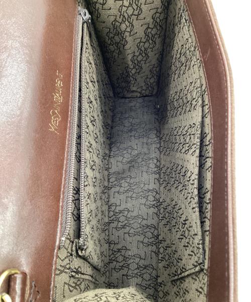 Yves Saint Laurent（イヴサンローラン）Yves Saint Laurent (イヴサンローラン) ショルダーバッグ ブラウンの古着・服飾アイテム