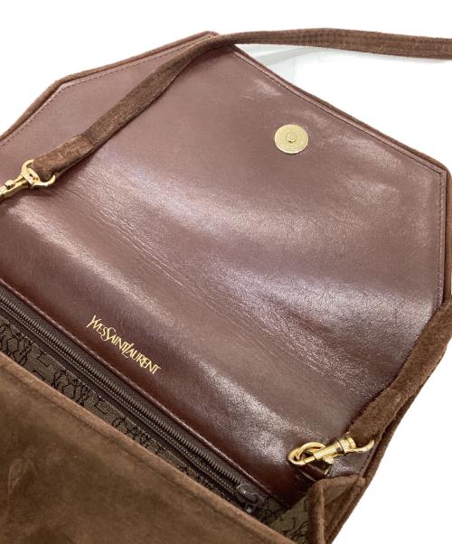 Yves Saint Laurent（イヴサンローラン）Yves Saint Laurent (イヴサンローラン) ショルダーバッグ ブラウンの古着・服飾アイテム