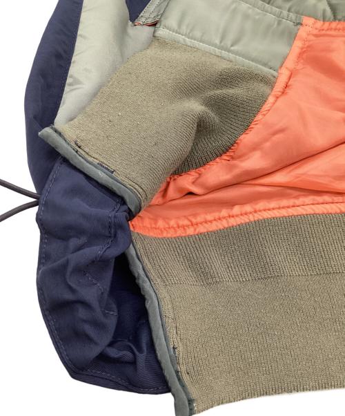 sacai（サカイ）sacai (サカイ) Nylon Twill Mix Blouson（ナイロン ツイル ミックス ブルゾン） オリーブ サイズ:2の古着・服飾アイテム