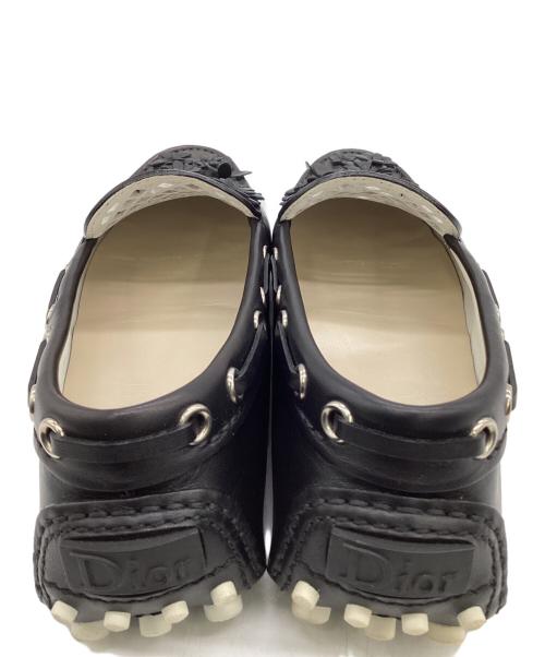 Christian Dior（クリスチャン ディオール）Christian Dior (クリスチャン ディオール) フラットシューズ ブラック サイズ:35の古着・服飾アイテム