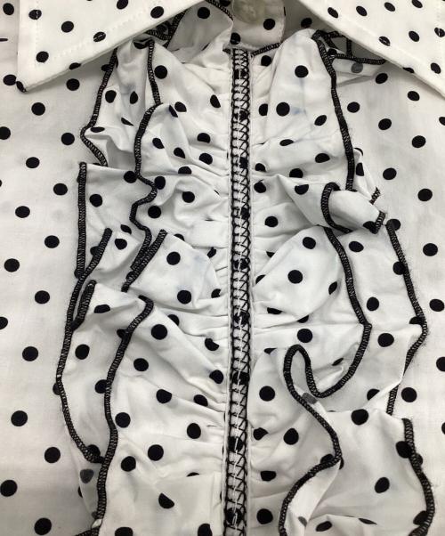 DOLCE & GABBANA（ドルチェ＆ガッバーナ）DOLCE & GABBANA (ドルチェ＆ガッバーナ) 半袖ワンピース ホワイト サイズ:36の古着・服飾アイテム