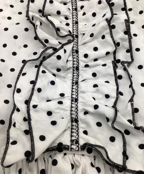 DOLCE & GABBANA（ドルチェ＆ガッバーナ）DOLCE & GABBANA (ドルチェ＆ガッバーナ) 半袖ワンピース ホワイト サイズ:36の古着・服飾アイテム