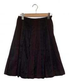 tricot COMME des GARCONS（トリココムデギャルソン）の古着「プリーツスカート」｜ブラック