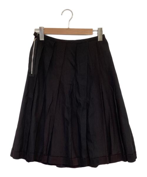 tricot COMME des GARCONS（トリココムデギャルソン）tricot COMME des GARCONS (トリココムデギャルソン) プリーツスカート ブラック サイズ:Sの古着・服飾アイテム