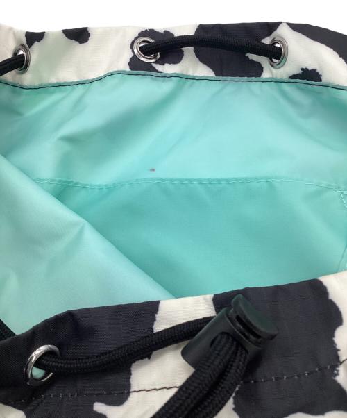 LeSportsac（レスポートサック）LeSportsac (レスポートサック) 巾着ショルダーバッグ ブラック×ホワイトの古着・服飾アイテム