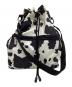 LeSportsac（レスポートサック）の古着「巾着ショルダーバッグ」｜ブラック×ホワイト