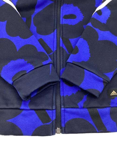 adidas（アディダス）adidas (アディダス) marimekko (マリメッコ) フリーストラックトップ ブルー サイズ:Lの古着・服飾アイテム