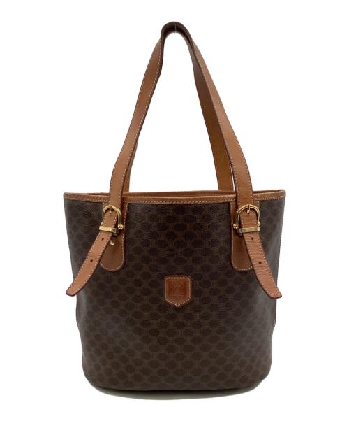 CELINE（セリーヌ）CELINE (セリーヌ) マカダム トートバッグ ブラウンの古着・服飾アイテム