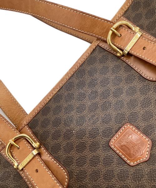 CELINE（セリーヌ）CELINE (セリーヌ) マカダム トートバッグ ブラウンの古着・服飾アイテム