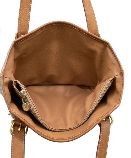 CELINE（セリーヌ）CELINE (セリーヌ) マカダム トートバッグ ブラウンの古着・服飾アイテム