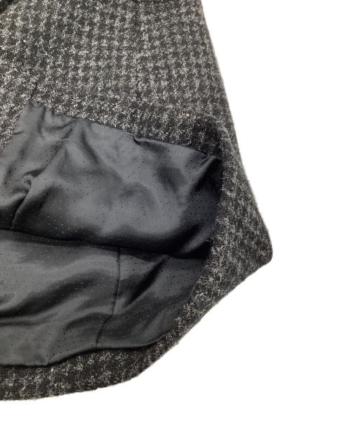 A.P.C.（アーペーセー）A.P.C. (アーペーセー) Harris Tweed（ハリス ツイード）ダブルステンカラーコート グレー サイズ:XSの古着・服飾アイテム