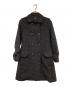A.P.C.（アーペーセー）の古着「Harris Tweed（ハリス ツイード）ダブルステンカラーコート」｜グレー