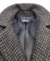 中古・古着 A.P.C. (アーペーセー) Harris Tweed（ハリス ツイード）ダブルステンカラーコート グレー サイズ:XS：9000円