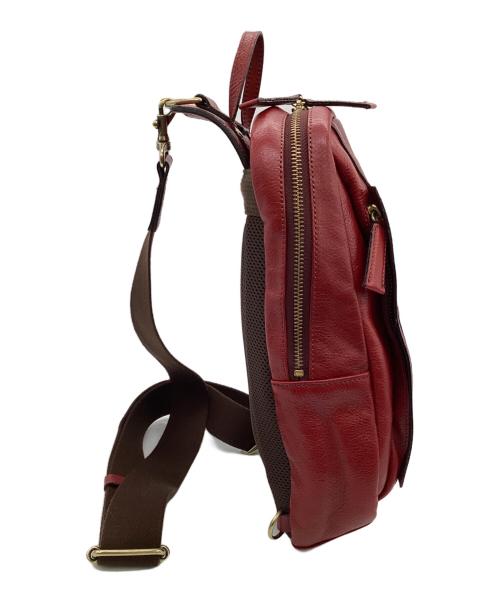 豊岡鞄（トヨオカカバン）豊岡鞄 (トヨオカカバン) ボディーバッグ レッドの古着・服飾アイテム