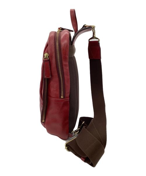豊岡鞄（トヨオカカバン）豊岡鞄 (トヨオカカバン) ボディーバッグ レッドの古着・服飾アイテム