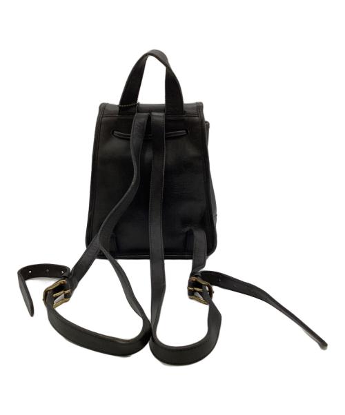 COACH（コーチ）COACH (コーチ) レザーリュック ブラックの古着・服飾アイテム