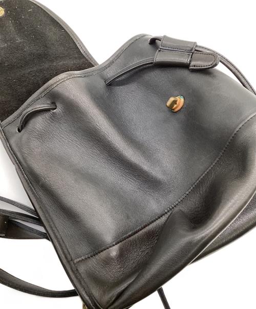 COACH（コーチ）COACH (コーチ) レザーリュック ブラックの古着・服飾アイテム