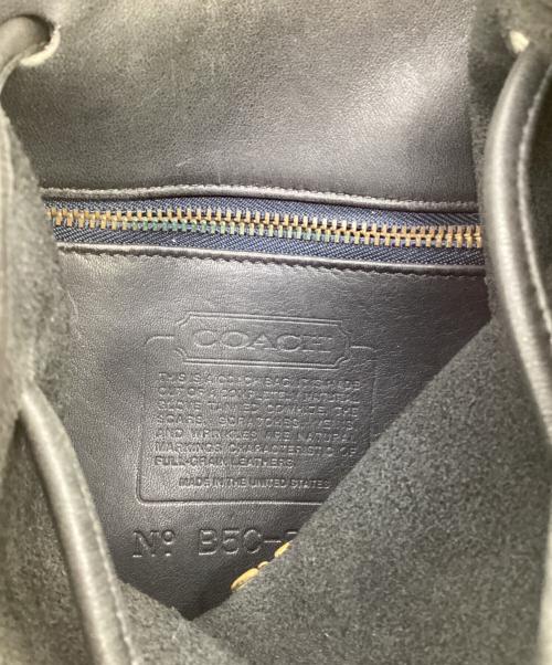 COACH（コーチ）COACH (コーチ) レザーリュック ブラックの古着・服飾アイテム