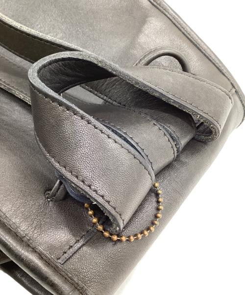 COACH（コーチ）COACH (コーチ) レザーリュック ブラックの古着・服飾アイテム